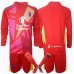 Maillot de foot Juventus Gardien Domicile vêtements enfant 2024-25 Manches Longues (+ pantalon court)